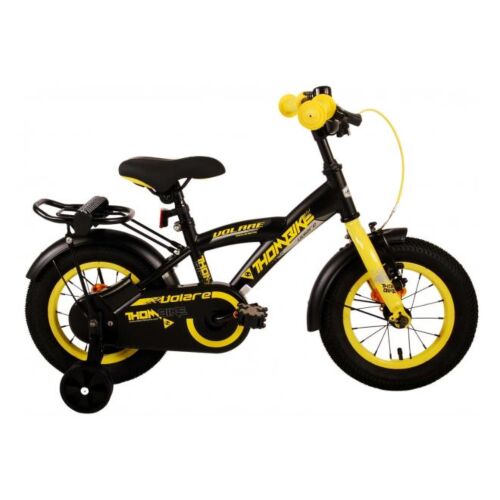 Volare Thombike Kinderfiets - Jongens - 12 inch - Zwart Geel