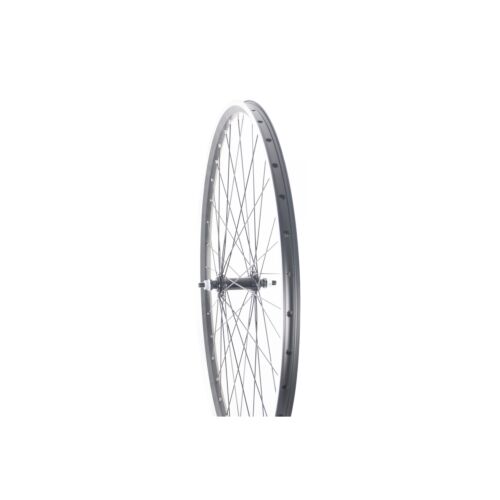 Voorwiel 28'' Dubbelvelg Zwart/Grijs (zwart spaken) *Metro/Verona/Manta/Marquant/Travel*