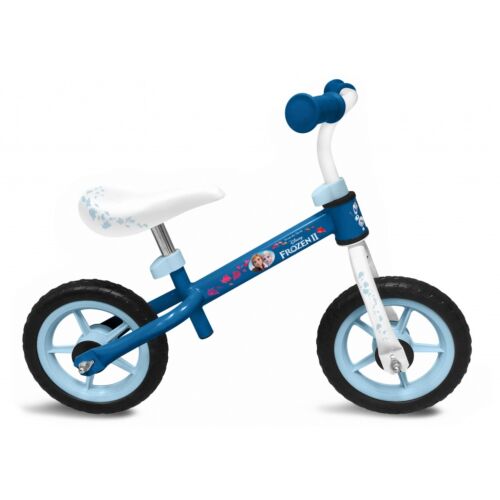loopfiets Frozen 2 10 Inch Meisjes Blauw/Wit