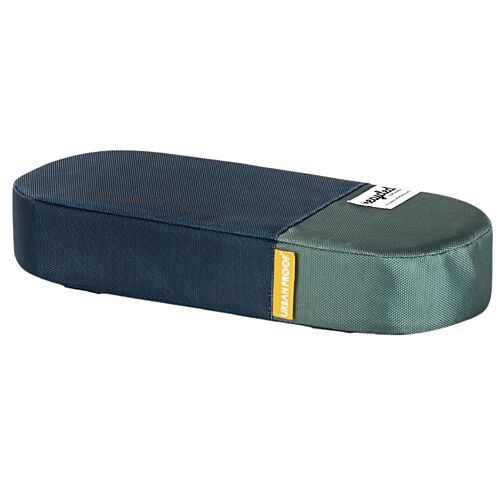 bagagedragerkussen 37 cm polyetheen blauw/groen